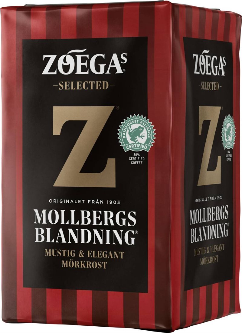 KAFFE MOLLBERGS BLANDNING ZOEGAS 450GR