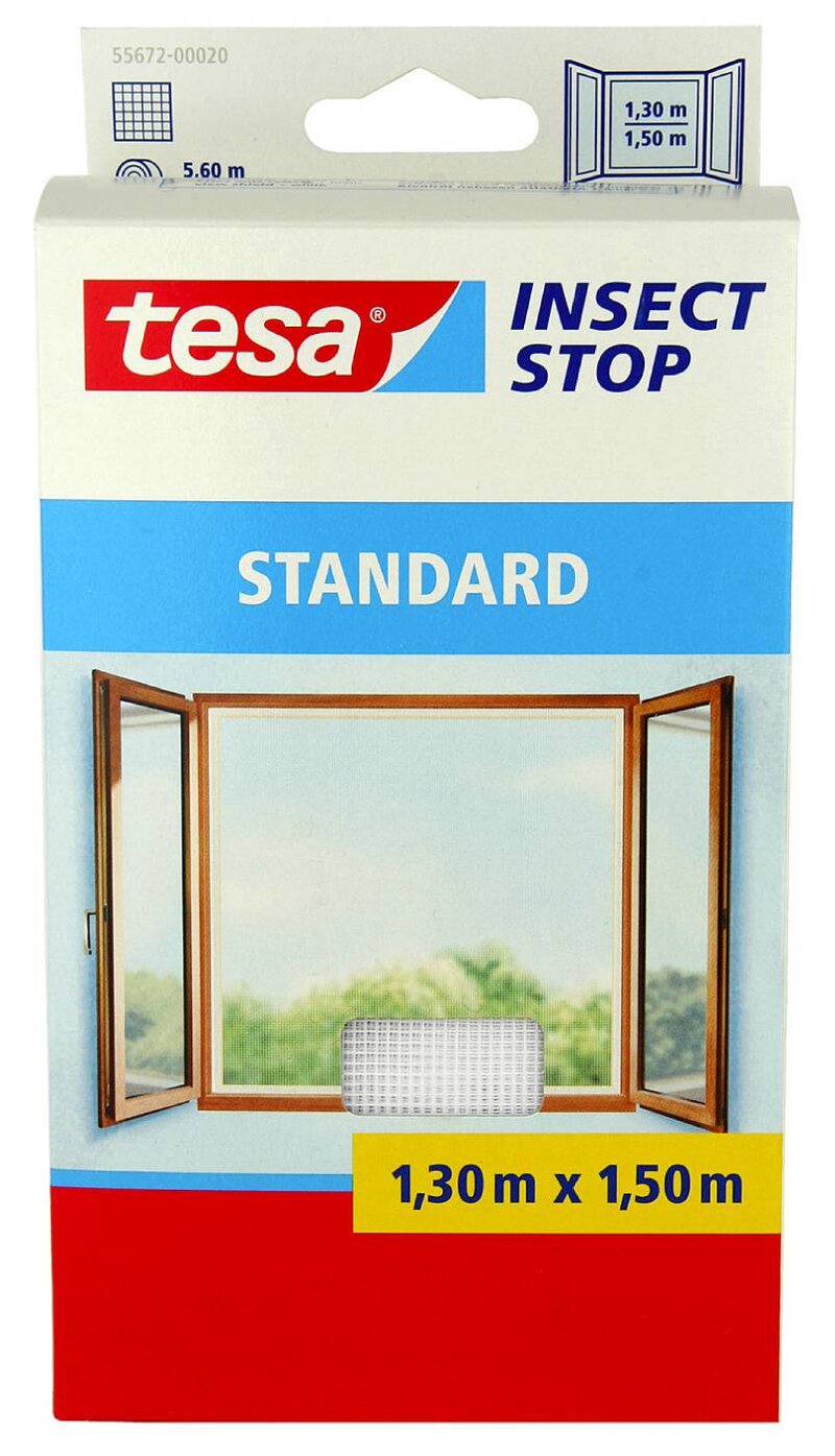 INSEKTSNÄT 55672 TESA VIT STANDARD 1,3X1,5M