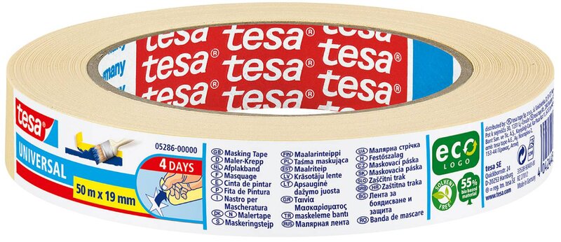 MASKERINGSTEJP UNIVERSAL 5286 TESA 19MMX50M