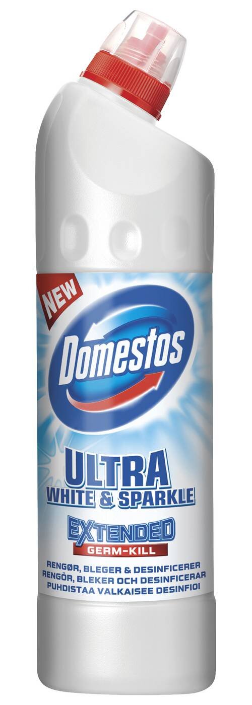 TOALETTRENGÖRING DOMESTOS ULTRA WHITE SPARKLE 750ML