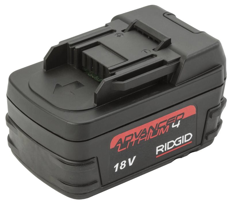 BATTERI LI-LON RIDGID 18V 5,0AH MED BATTERISTATUS