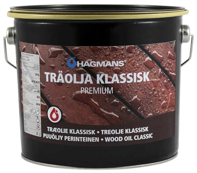 TRÄOLJA 40262 HAGMANS KLASSISK 3L