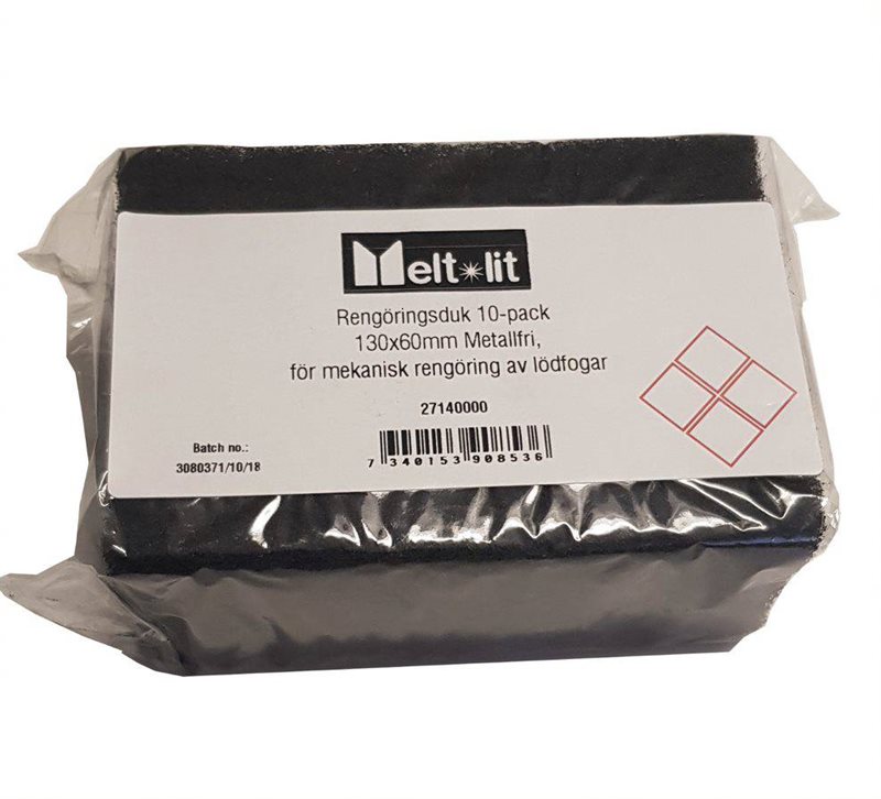 RENGÖRINGSDUK LÖDNING MELTOLIT 130X60MM 10-PACK