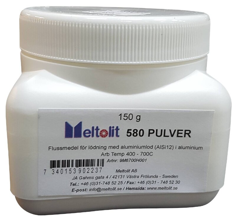 FLUSSMEDEL 580 MELTOLIT ALUMINUM PULVER 150G