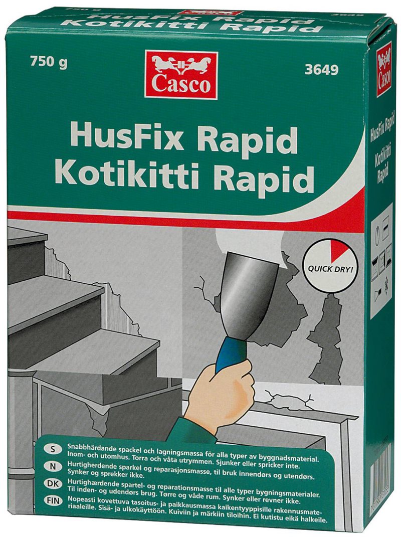 LAGNINGSMASSA HUSFIX RAPID CASCO 1KG