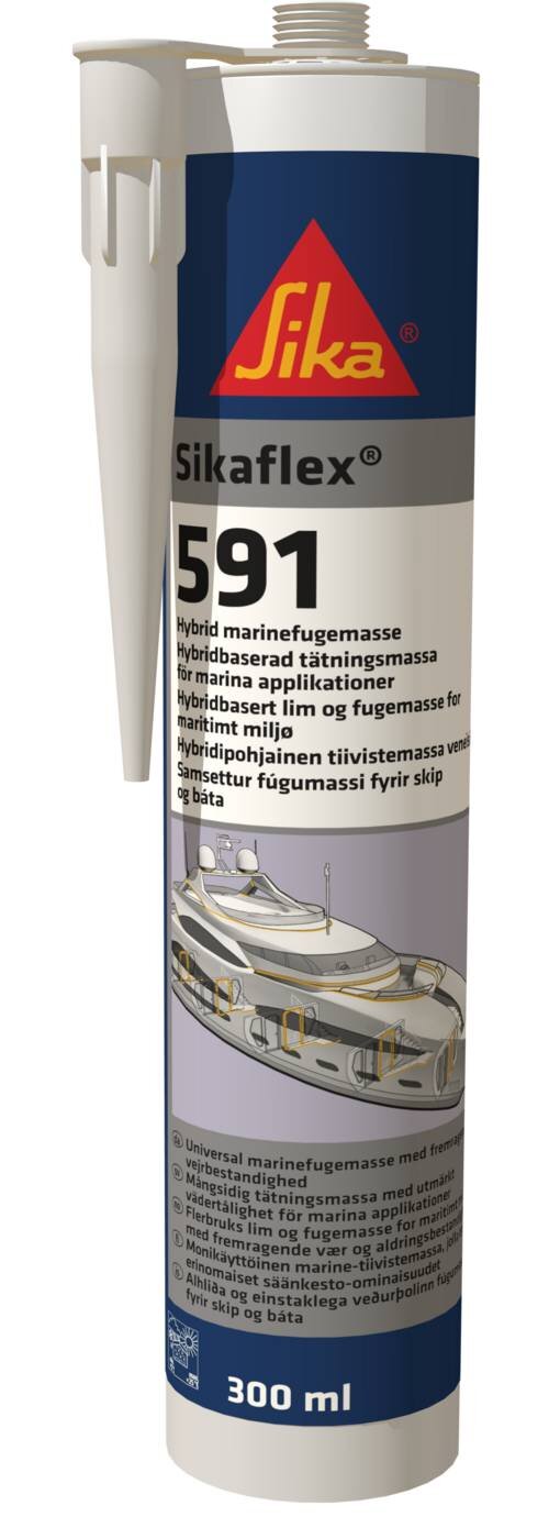 FOGMASSA 591 C126 VIT SIKAFLEX 300ML