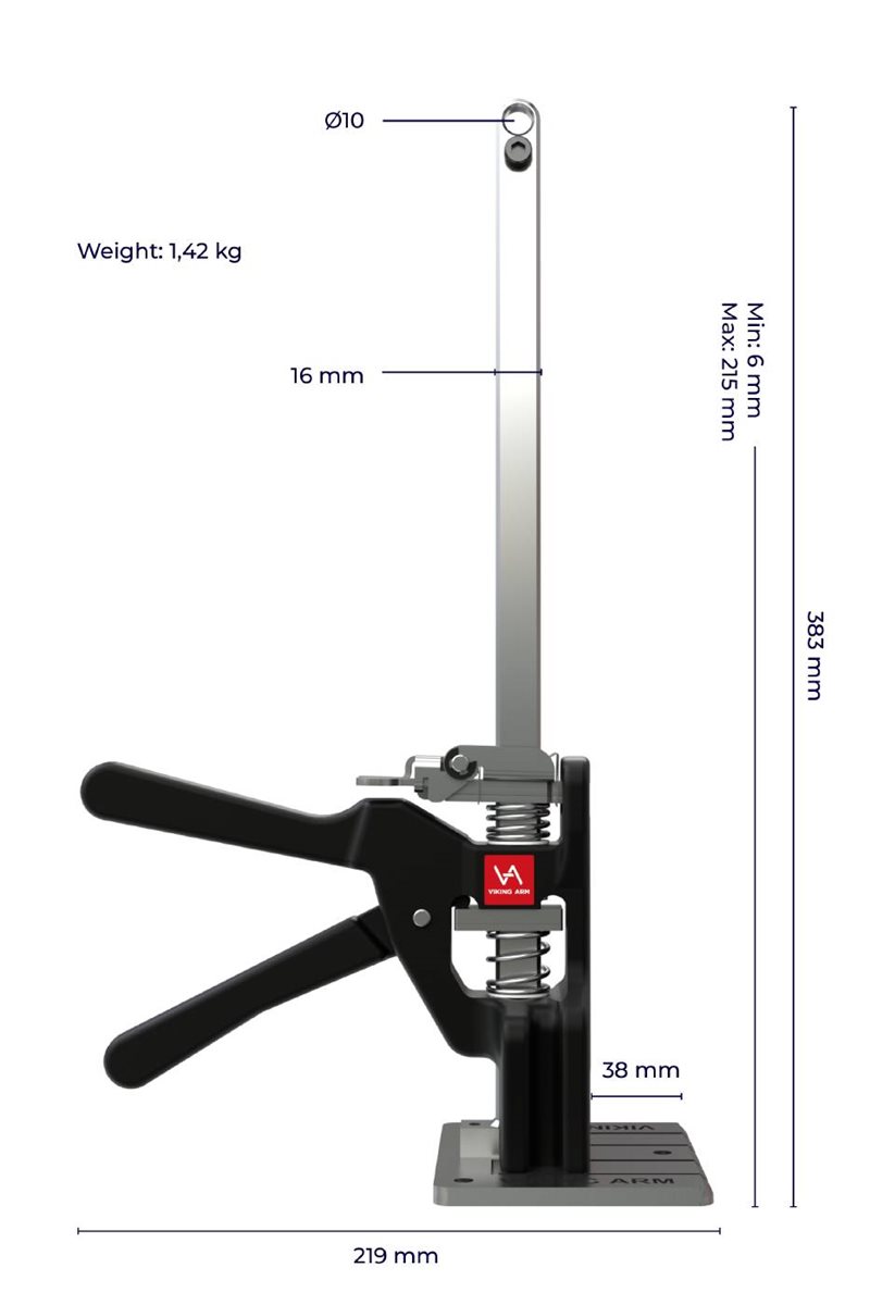 TVINGVERKTYG VIKING ARM 150KG 250MM