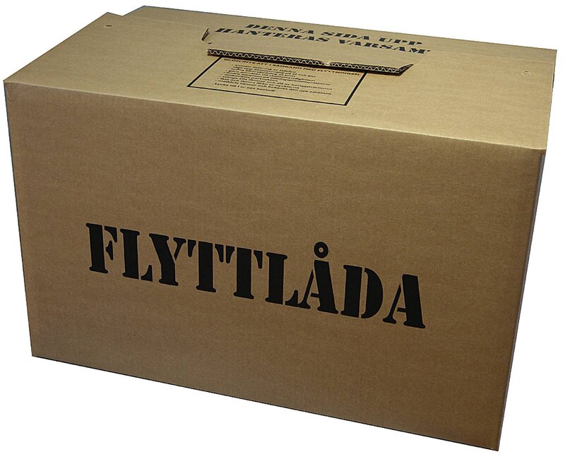 FLYTTLÅDA WELLPAPP 570X380X378MM