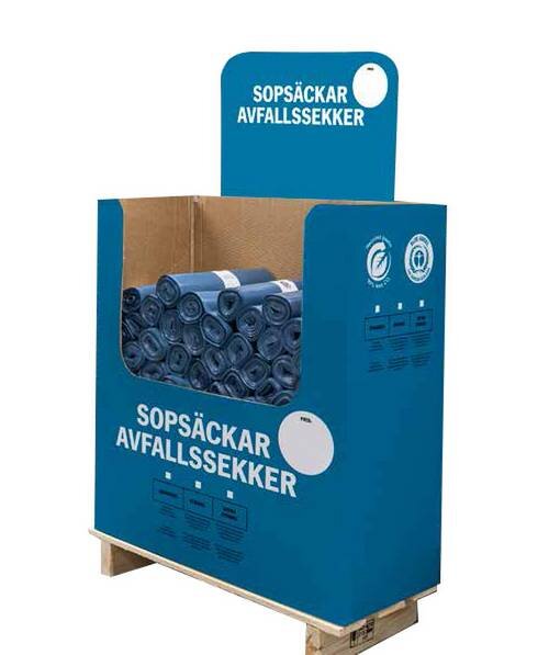 SOPSÄCK EXTRA STARK TRANSPARENT 125L EXPOPALL