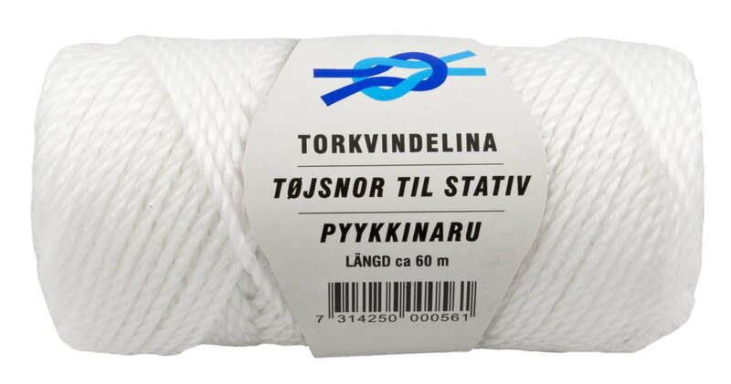 TORKVINDELINA POLY VIT 3,4MMX50M