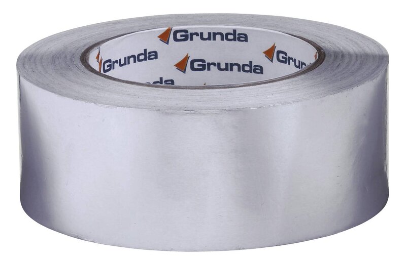 ALUMINIUMTEJP GRUNDA MED SKYDDSPAPPER 50MMX50M