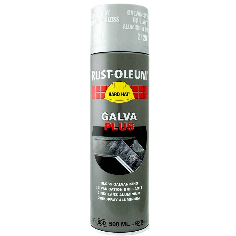 ROSTSKYDDSFÄRG GALVAPLUS RUST-OLEUM SILVER 2120 500ML