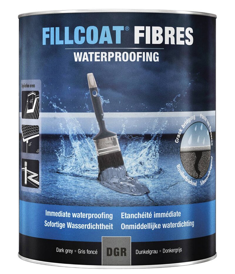 TÄTNINGSMASSA FILLCOAT FIBRES WATERPROOF RUST-OLEUM 1L