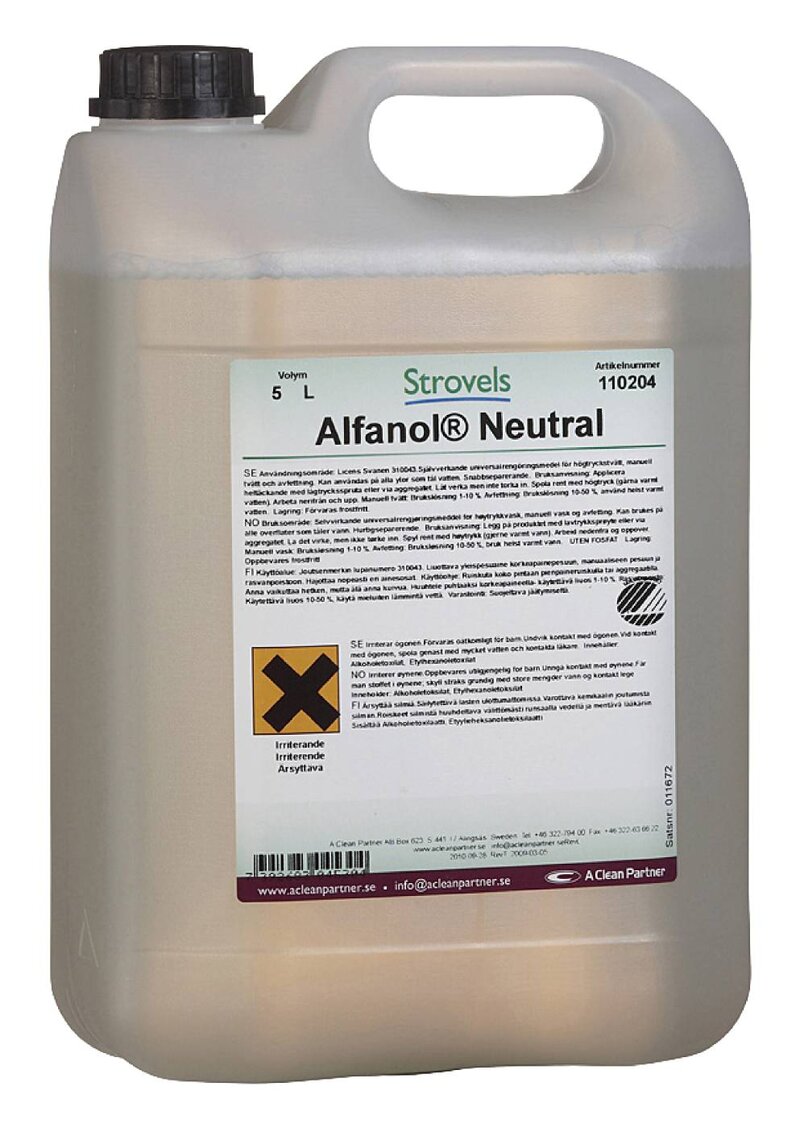 ALLRENGÖRING 14280025 STROVELS ALFANOL NEUTRAL 25L