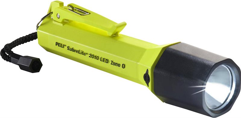 STAVLAMPA 2010Z0 SABRELITE PELI ATEX ZON 0 LED 109 LUMEN GUL